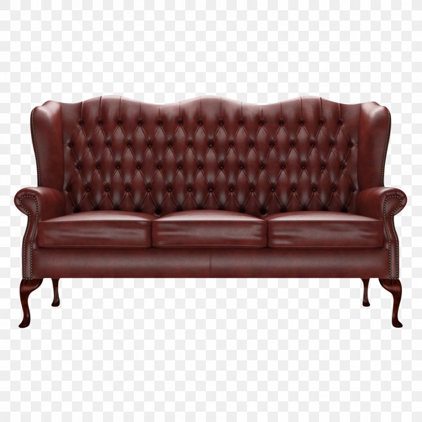 Loveseat Couch Chesterfield Leather, Leather Old Sofa Bed