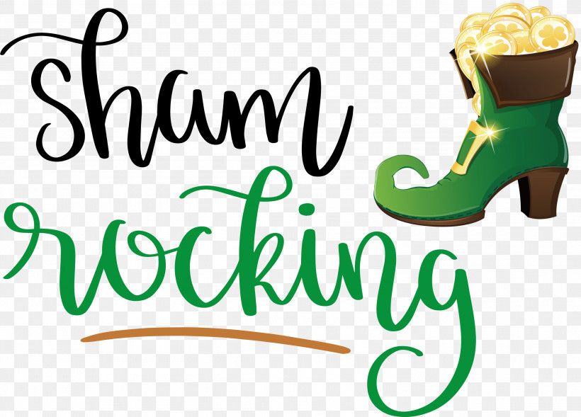 Sham Rocking Patricks Day Saint Patrick, PNG, 3000x2157px, Patricks Day, Behavior, Human, Line, Logo Download Free