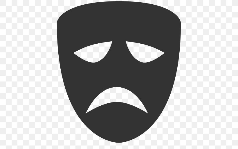 Mask Tragedy, PNG, 512x512px, Mask, Black And White, Cinema, Comedy, Face Download Free