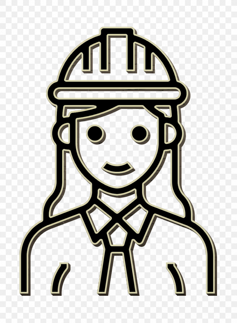 Engineer Icon Technician Icon Occupation Woman Icon, PNG, 854x1162px, Engineer Icon, Cartoon, Coloring Book, Head, Headgear Download Free