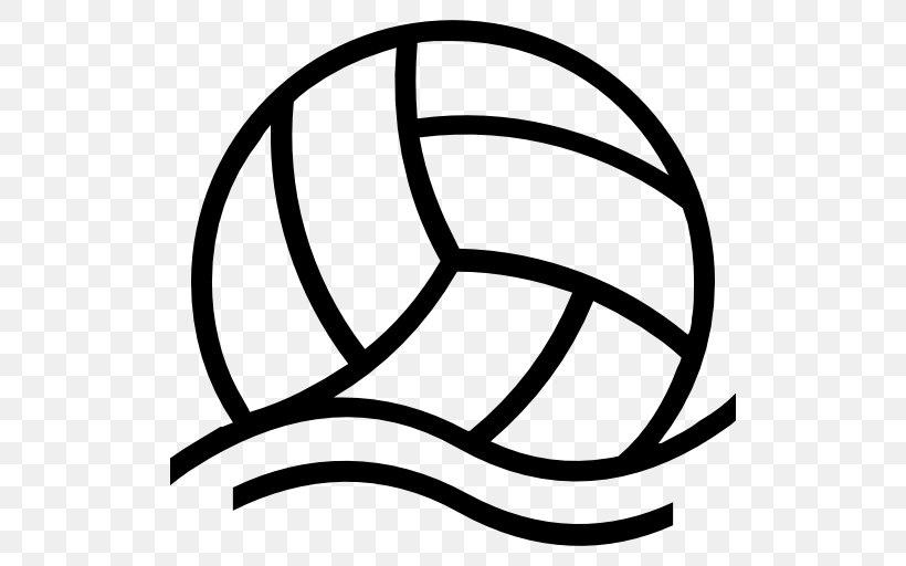 Water Volleyball Sport, PNG, 512x512px, Volleyball, Area, Ball, Beach Volleyball, Black Download Free