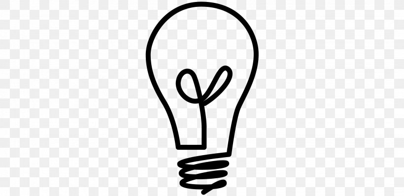 Incandescent Light Bulb Drawing LED Lamp Clip Art, PNG, 2881x1401px, Light, Black, Black And White, Drawing, Fashion Accessory Download Free