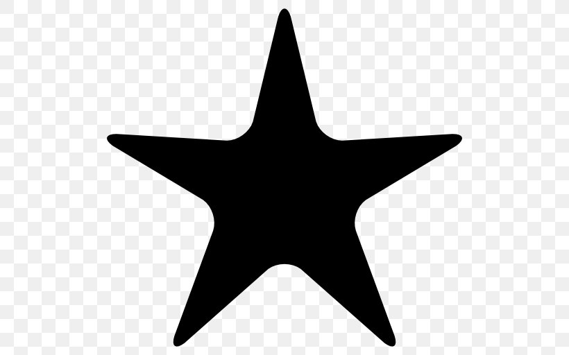 Star Clip Art, PNG, 512x512px, Star, Black, Black And White, Blackstar, Fivepointed Star Download Free