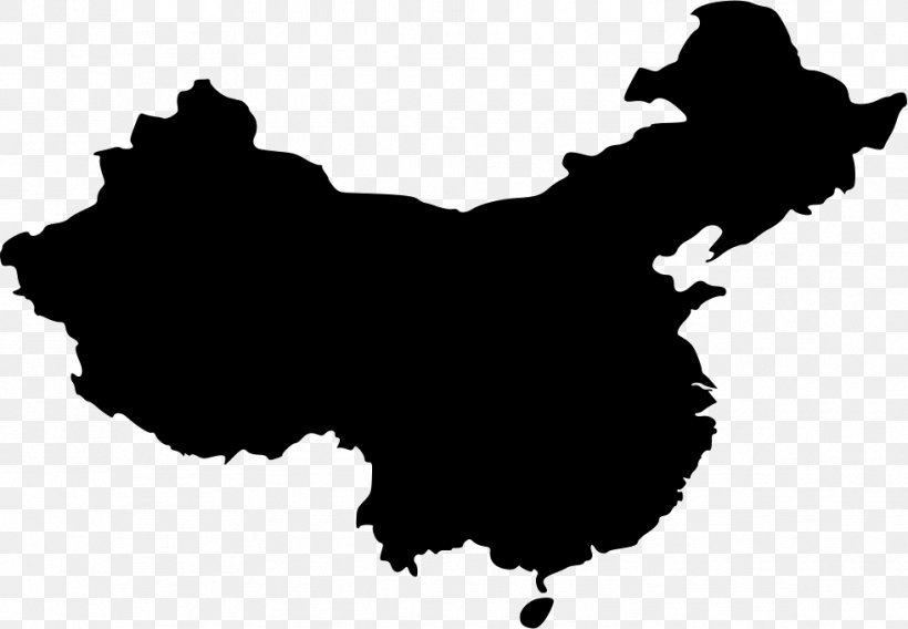 China Map, PNG, 981x680px, China, Black, Black And White, Flag, Flag Of China Download Free