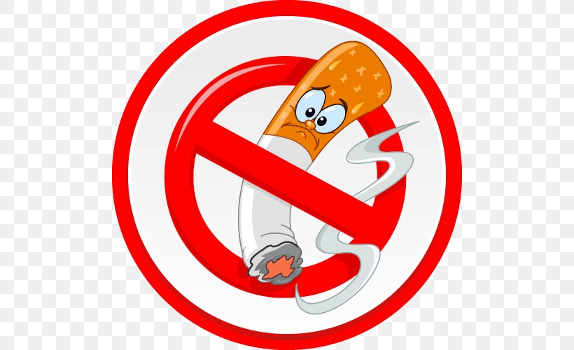 Smoking Cessation Smoking Ban Tobacco Smoking, PNG, 500x500px, Smoking, Area, Artwork, Cartoon, Cigarette Download Free