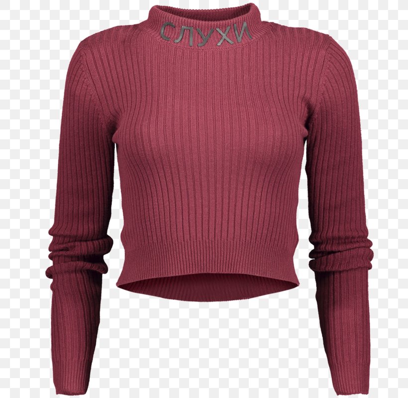 Sweater Shoulder Outerwear Sleeve Magenta, PNG, 800x800px, Sweater, Magenta, Neck, Outerwear, Shoulder Download Free