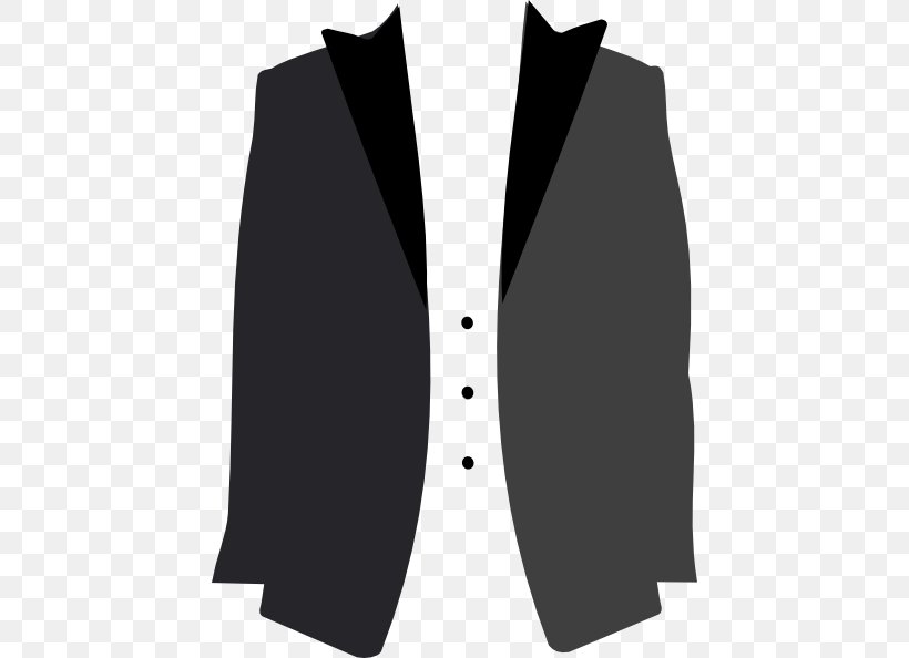 Tuxedo Suit Jacket Coat Clip Art, PNG, 438x594px, Tuxedo, Black, Black And White, Blazer, Brand Download Free