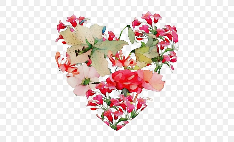 Artificial Flower, PNG, 500x500px, Watercolor, Artificial Flower, Bouquet, Cut Flowers, Flower Download Free
