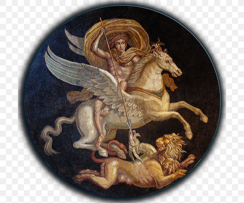 Bellerophon Pegasus Chimera Greek Mythology, PNG, 700x683px, Bellerophon, Chimera, Greek Hero Cult, Greek Mythology, Lernaean Hydra Download Free