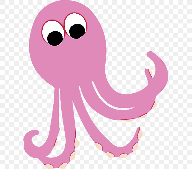 Pink Octopus Cartoon Marine Invertebrates Giant Pacific Octopus, PNG, 619x720px, Pink, Cartoon, Giant Pacific Octopus, Marine Invertebrates, Octopus Download Free