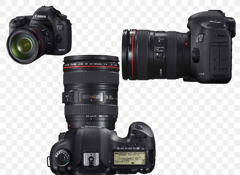 Canon EOS 5D Mark III Canon EOS 5D Mark IV Canon EOS 6D Canon EF 24–105mm Lens, PNG, 800x600px, Canon Eos 5d Mark Iii, Camera, Camera Accessory, Camera Lens, Cameras Optics Download Free
