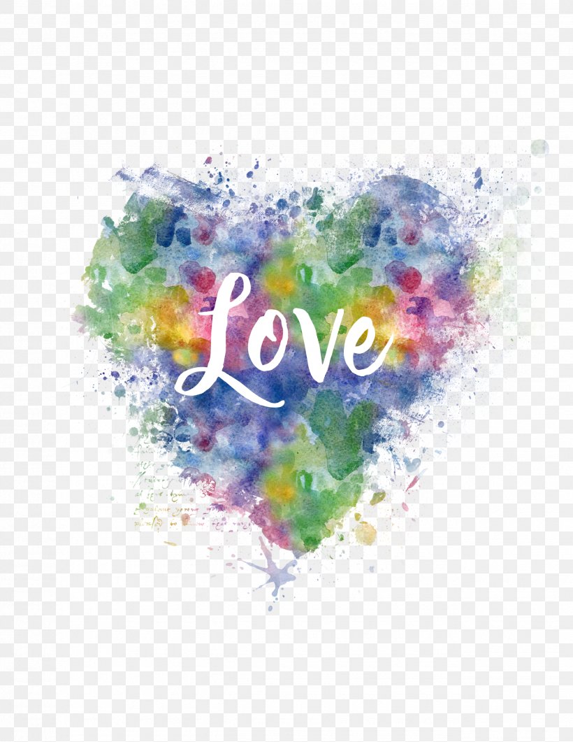 Watercolor Painting Heart Love, PNG, 2550x3300px, Watercolor Painting, Graphic Designer, Heart, Kiss, Love Download Free