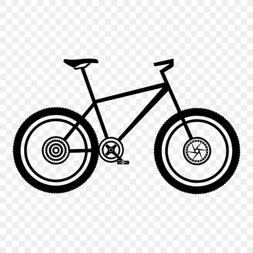 Bicycle Cycling Mountain Bike Clip Art, PNG, 1000x1000px, Bicycle, Automotive Design, Bicycle Accessory, Bicycle Drivetrain Part, Bicycle Frame Download Free