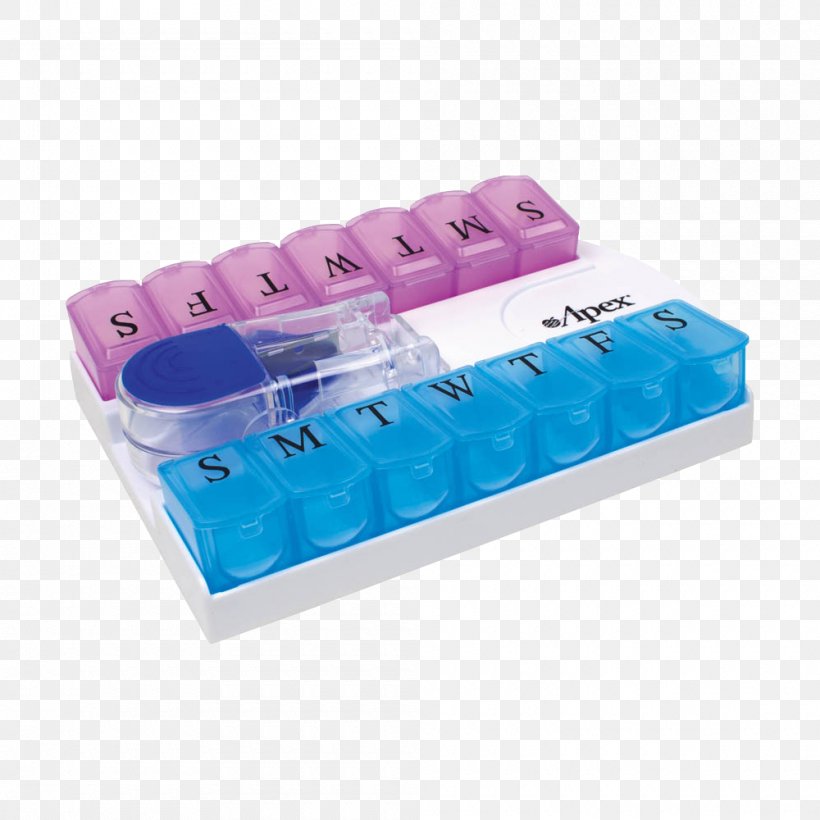 Pill Boxes & Cases Pharmaceutical Drug Pill Splitting Tablet Container, PNG, 1000x1000px, Pill Boxes Cases, Aids, Box, Container, Health Download Free