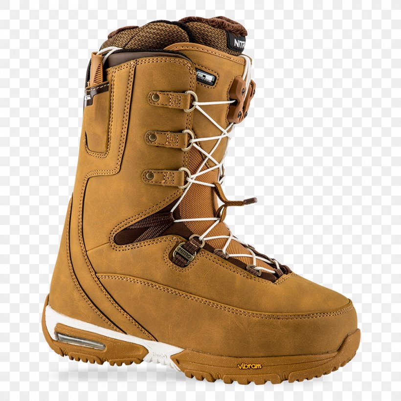 Snowboard Boots Shoe Nitro Snowboards Mountaineering Boot, PNG, 1000x1000px, Boot, Brown, Footwear, Hiking Shoe, Leather Download Free