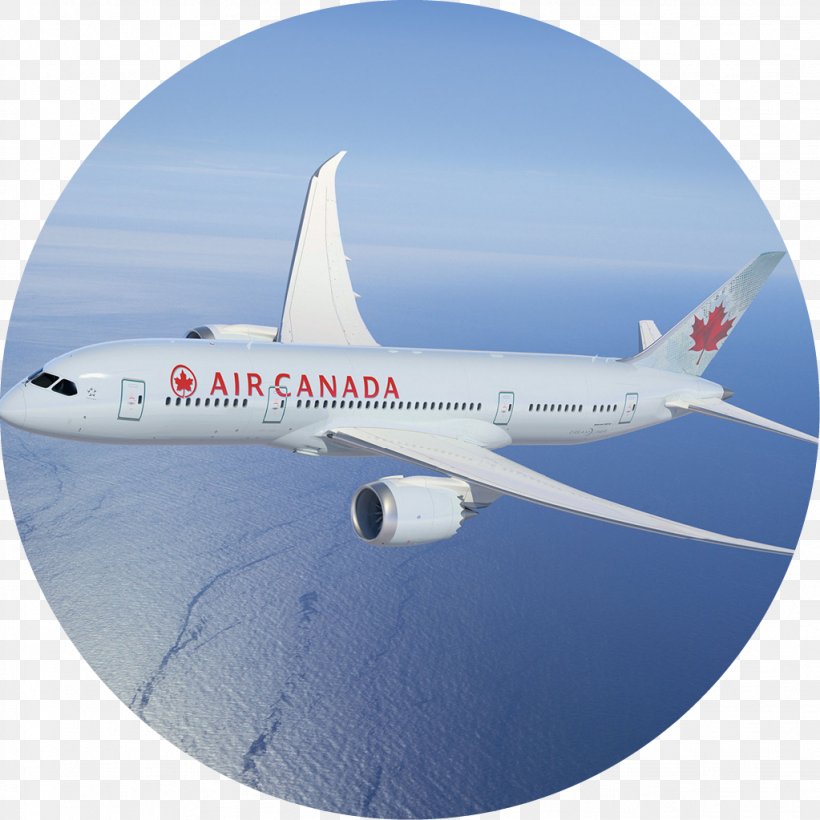 Boeing 787 Dreamliner Vancouver International Airport Direct Flight Aircraft, PNG, 1023x1023px, Boeing 787 Dreamliner, Aerospace Engineering, Air Canada, Air Travel, Airbus Download Free