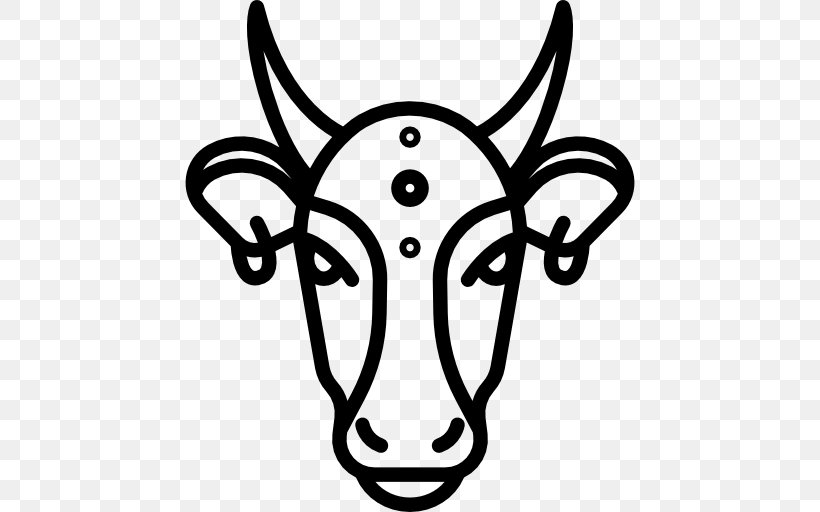 Cattle Clip Art, PNG, 512x512px, Cattle, Artwork, Black, Black And White, Cattle Like Mammal Download Free