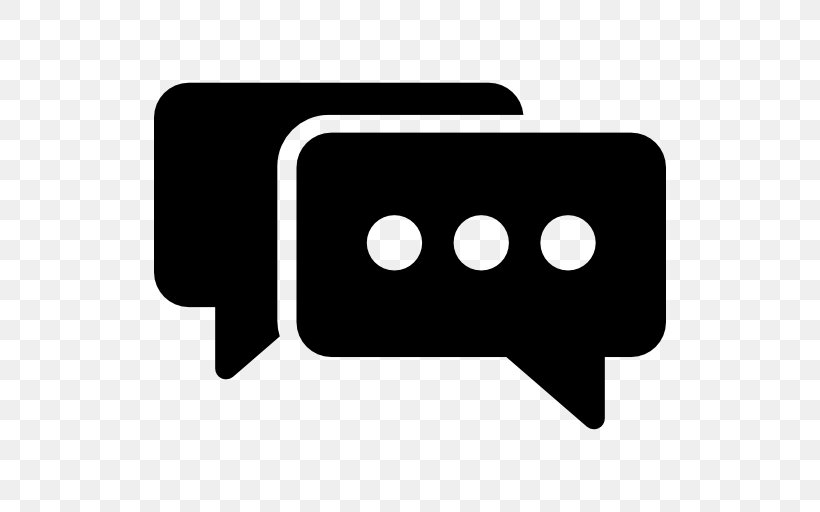 Speech Balloon Text, PNG, 512x512px, Speech Balloon, Black, Black And White, Online Chat, Rectangle Download Free