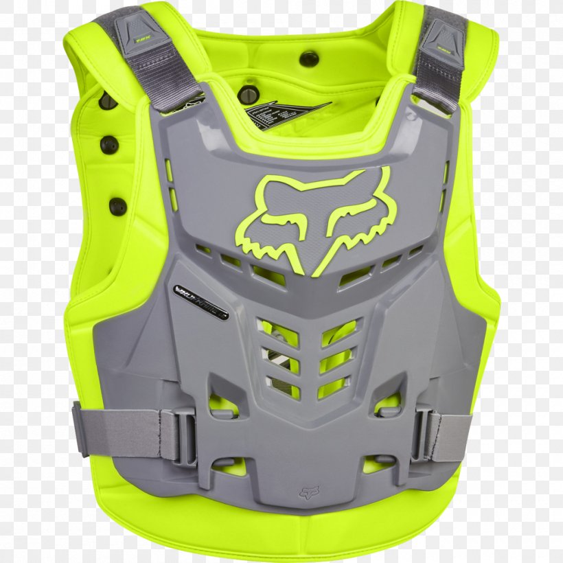 Fox Racing Motorcycle Body Armor Motocross Armour, PNG, 1000x1000px, Fox Racing, Armour, Baseball Equipment, Body Armor, Clothing Download Free
