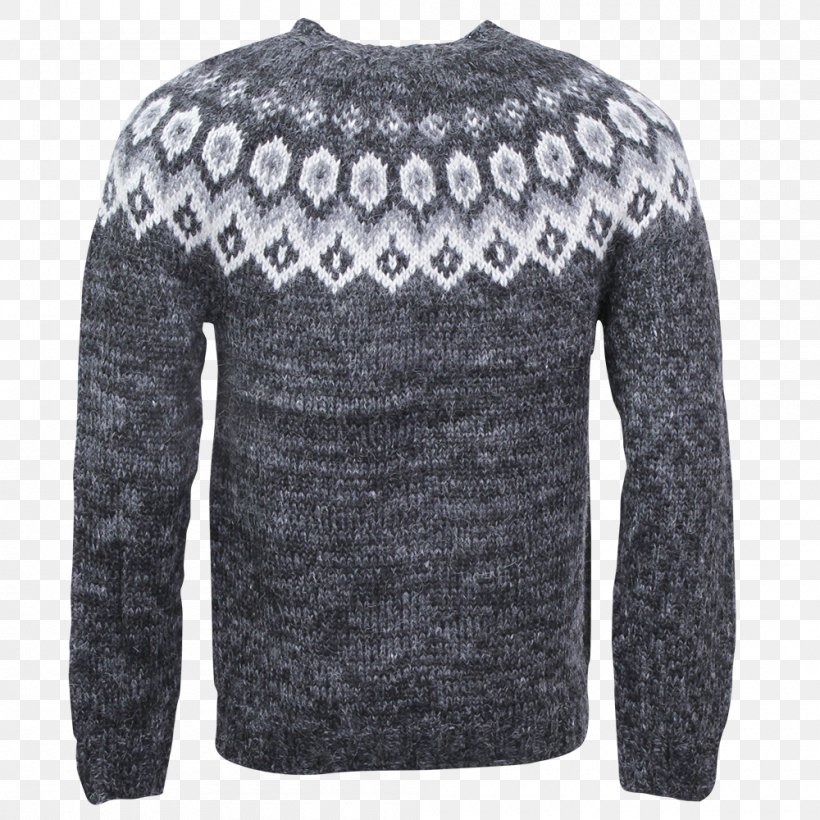 Icelandic Sheep Sweater Cardigan Lopapeysa Wool, PNG, 1000x1000px, Icelandic Sheep, Aran Jumper, Black, Cardigan, Cashmere Wool Download Free
