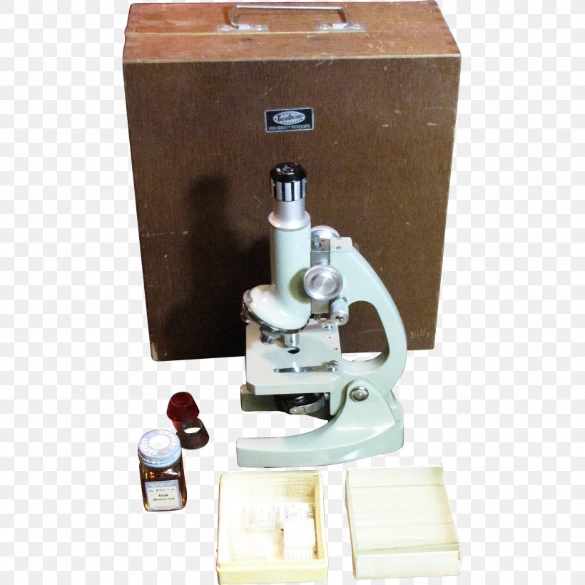Microscope Wooden Box Scientific Instrument Eyepiece Tasco, PNG, 2048x2048px, Microscope, Antique, Collectable, Eyepiece, Ruby Lane Download Free