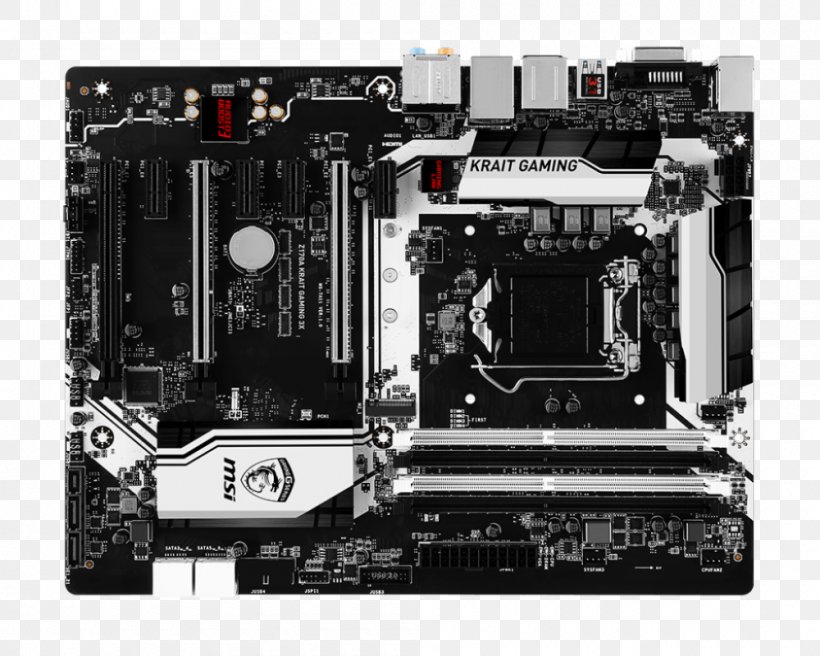 LGA 1151 Motherboard MSI ATX DDR4 SDRAM, PNG, 1000x800px, Lga 1151, Atx, Computer Accessory, Computer Component, Computer Hardware Download Free