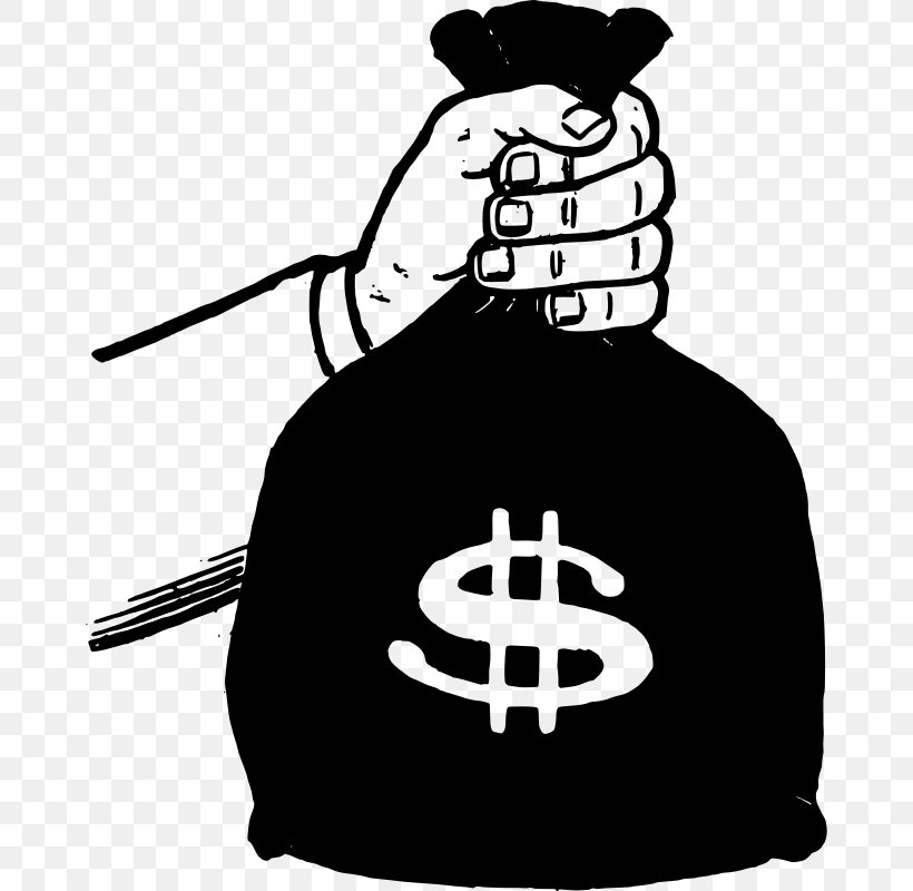 Money Bag, PNG, 666x800px, Drawing, Black And White, Blackandwhite, Cc0 Licence, Cow Download Free