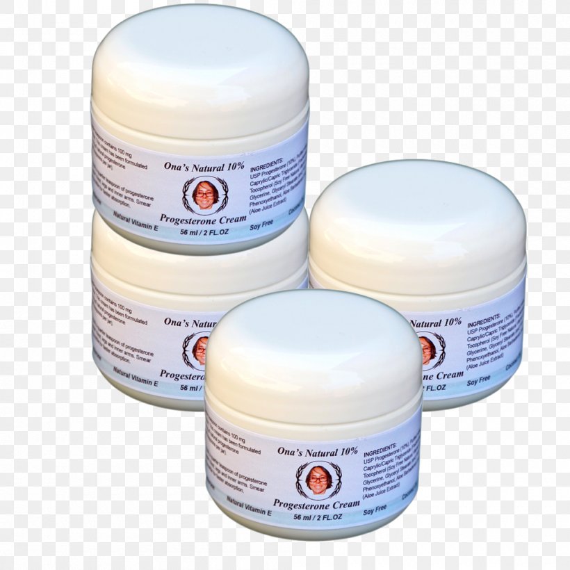 Natural Progesterone Cream Ona's Natural 10% Progesterone Cream Almond Oil, PNG, 1000x1000px, Cream, Almond, Almond Oil, Coconut Oil, Estriol Download Free