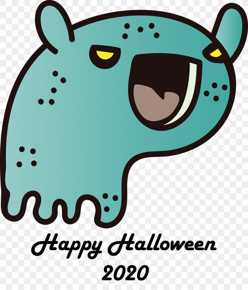 2020 Happy Halloween, PNG, 2564x3000px, 2020 Happy Halloween, Area, Cartoon, Green, Line Download Free