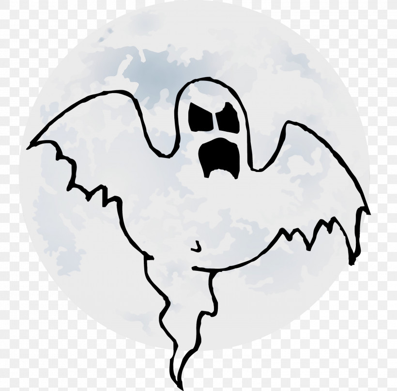 Ghost, PNG, 3000x2953px, Happy Halloween, Black And White M, Black White M, Caricature, Drawing Download Free