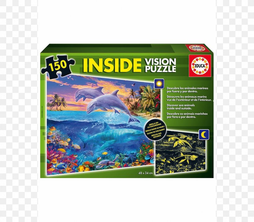 Jigsaw Puzzles Educa Borràs Miegakure Game, PNG, 1143x1000px, Jigsaw Puzzles, Animal, Aquatic Animal, Darkness, Discovery Download Free