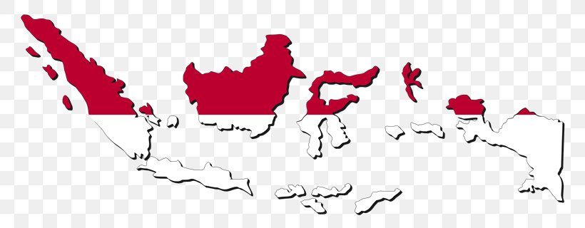Flag Of Indonesia Indonesian National Revolution World Map, PNG, 800x320px, Watercolor, Cartoon, Flower, Frame, Heart Download Free