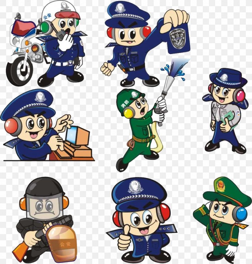 Police Officer Cartoon Illustration, PNG, 996x1042px, Police Officer, Action Figure, Advertising, Cartoon, Chinese Public Security Bureau Download Free