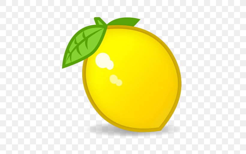 Sour Lemon Emojipedia Text Messaging, PNG, 512x512px, Sour, Apple, Citrus, Email, Emoji Download Free