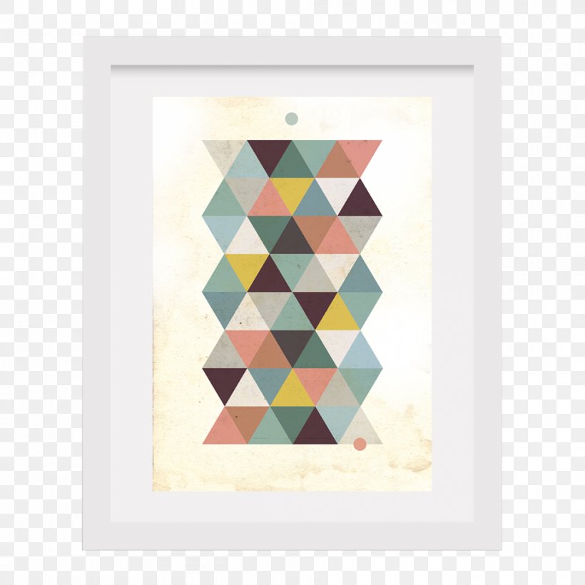 Triangle Geometry Art Poster, PNG, 1000x1000px, Triangle, Art, Contemporary Art, Decorative Arts, Furniture Download Free