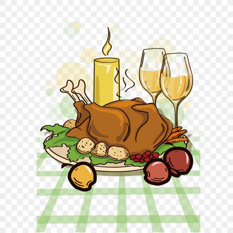 Turkey Meat Thanksgiving Dinner Cartoon, PNG, 1181x1181px, Turkey, Cartoon, Christmas, Dinner, Drinkware Download Free