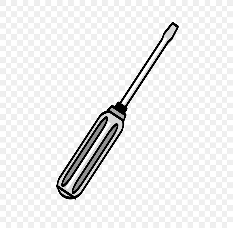 Clip Art Vector Graphics Screwdriver Image, PNG, 800x800px, Screwdriver, Black And White, Drawing, Hardware, Screw Download Free