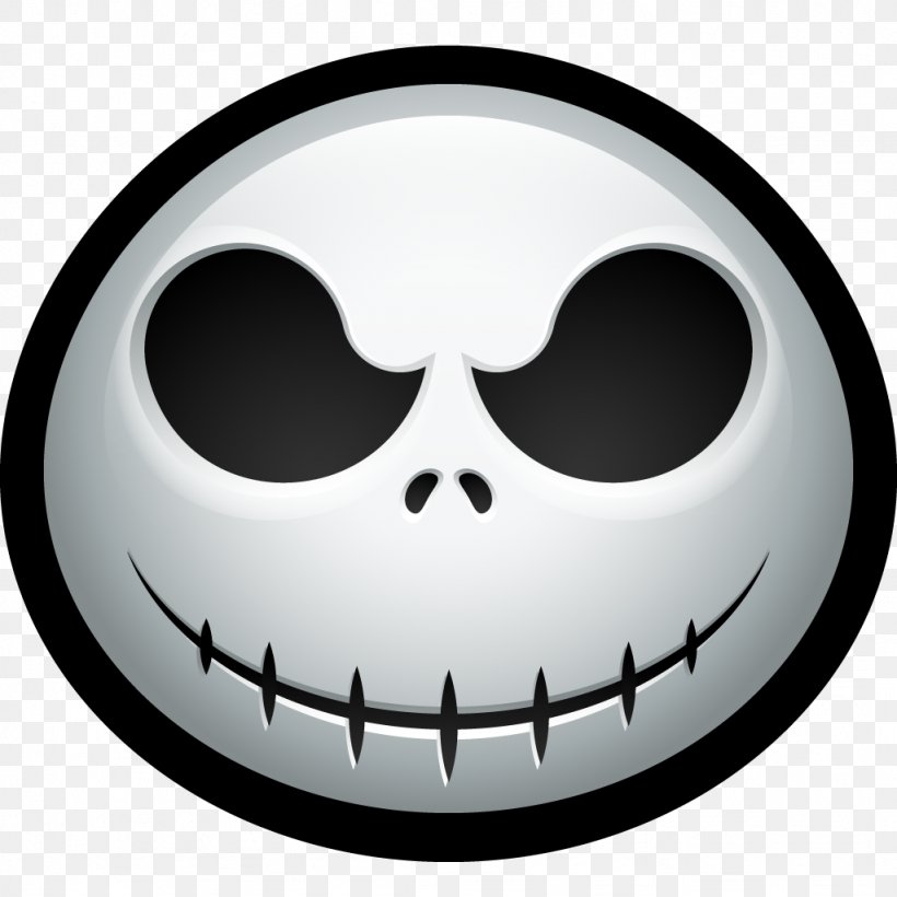 Jack Skellington Jack-o'-lantern The Nightmare Before Christmas: The Pumpkin King Halloween, PNG, 1024x1024px, Jack Skellington, Avatar, Black And White, Bone, Halloween Download Free