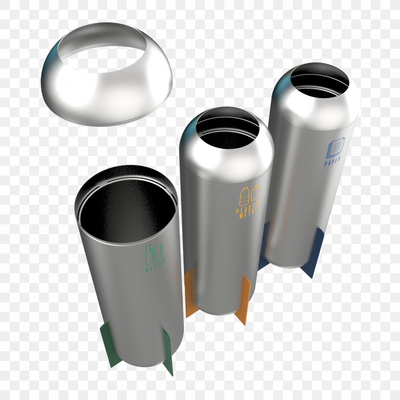 Rubbish Bins & Waste Paper Baskets Recycling Steel, PNG, 2000x2000px, Rubbish Bins Waste Paper Baskets, Cylinder, Glass, Hardware, Intermodal Container Download Free