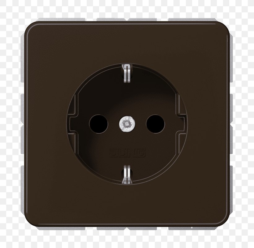 AC Power Plugs And Sockets Albrecht Jung GmbH & Co. KG Schuko Jung Socket Outlet CD 1520 Gira, PNG, 800x800px, Ac Power Plugs And Sockets, Berker, Brown, Electrical Supply, Electrical Switches Download Free