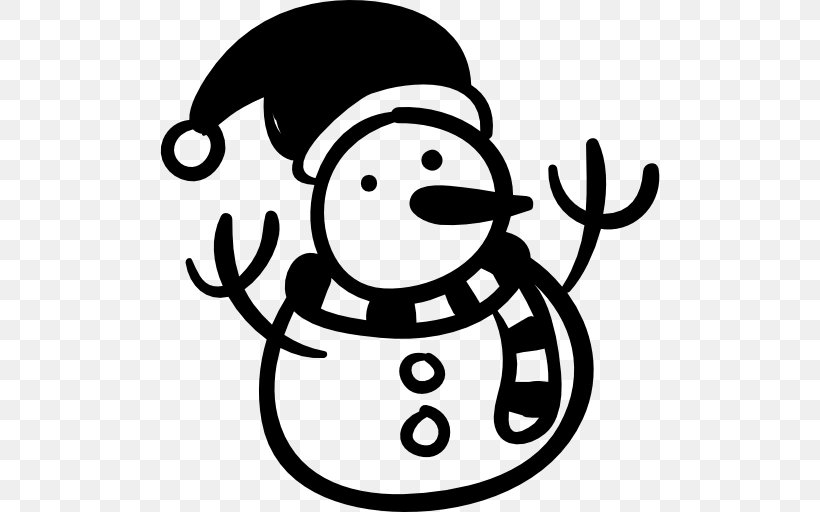Christmas Day Santa Claus Snowman, PNG, 512x512px, Christmas Day, Blackandwhite, Cartoon, Coloring Book, Fictional Character Download Free