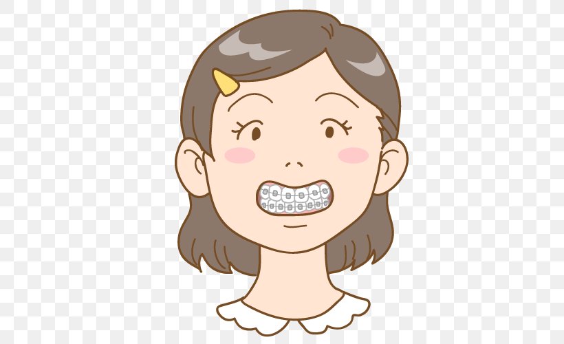 Dentistry Dental Braces Dentition 矯正歯科, PNG, 500x500px, Watercolor, Cartoon, Flower, Frame, Heart Download Free