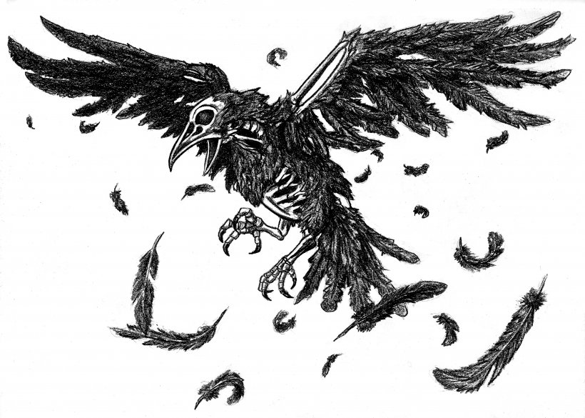 The Raven DeviantArt Drawing Artist, PNG, 3504x2501px, Raven, Art, Artist, Beak, Bird Download Free