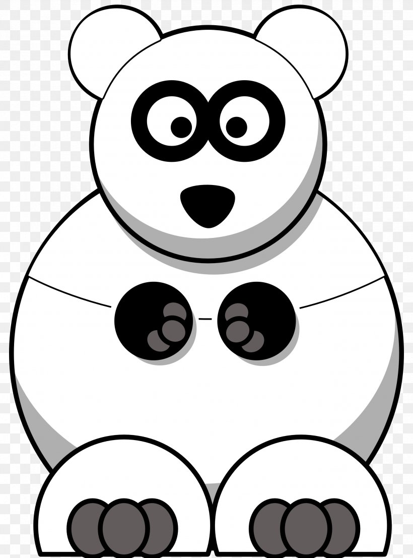 Giant Panda Bear Clip Art, PNG, 2555x3450px, Giant Panda, Animation, Area, Artwork, Bear Download Free