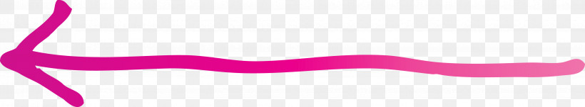 Hand Drawn Arrow, PNG, 3865x715px, Hand Drawn Arrow, Line, Magenta, Material Property, Pink Download Free