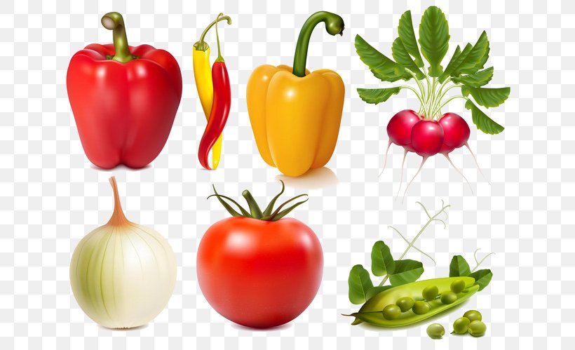 Chili Pepper Bell Pepper Capsicum Royalty-free, PNG, 658x499px, Chili Pepper, Bell Pepper, Bell Peppers And Chili Peppers, Bush Tomato, Capsicum Download Free