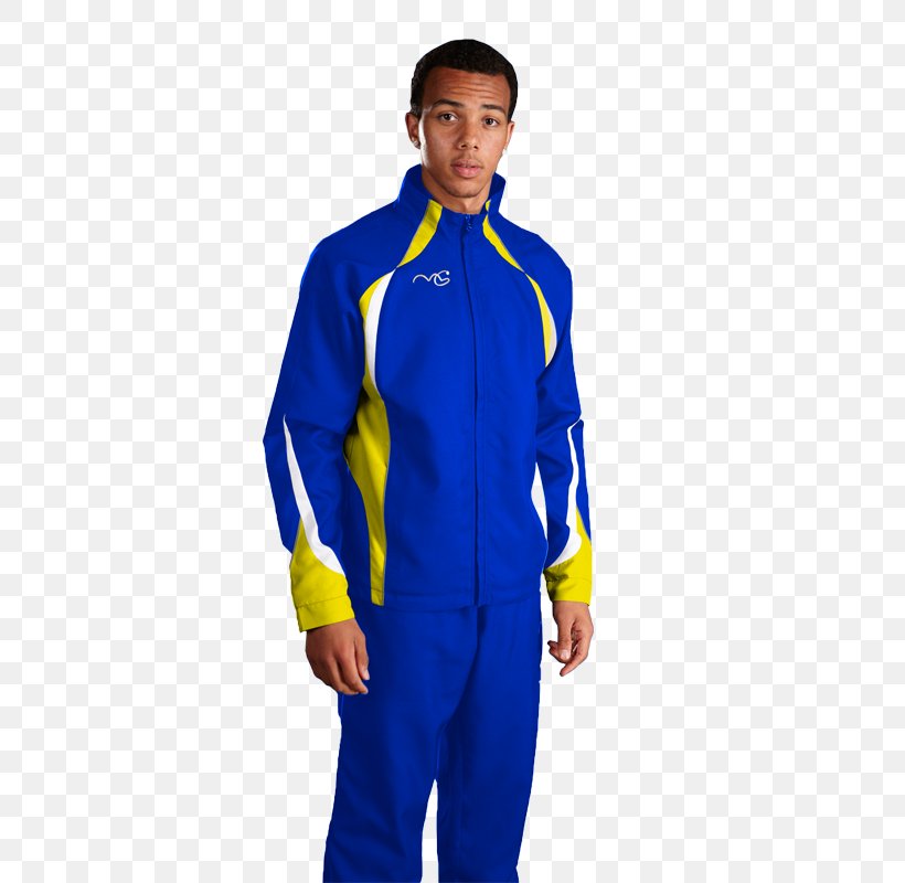 blue and yellow tracksuit