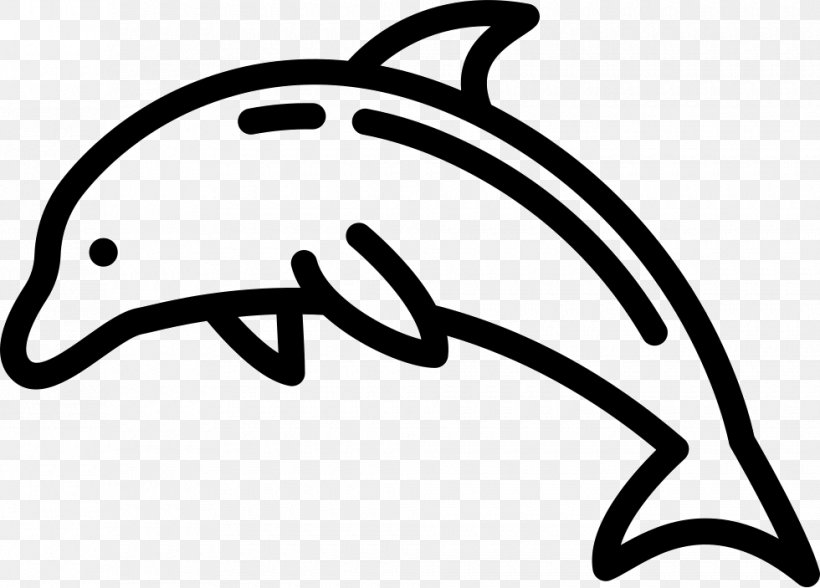 Dolphin, PNG, 980x703px, Dolphin, Area, Black And White, Cdr, Headgear Download Free