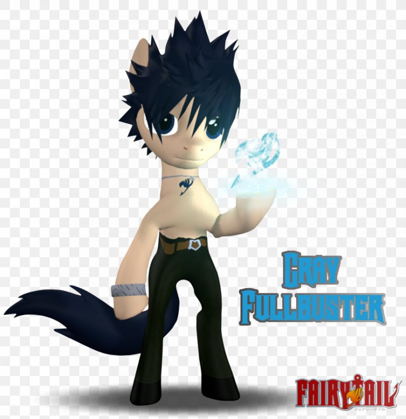 Gray Fullbuster Natsu Dragneel Pony Character Fairy Tail, PNG, 879x908px, Watercolor, Cartoon, Flower, Frame, Heart Download Free