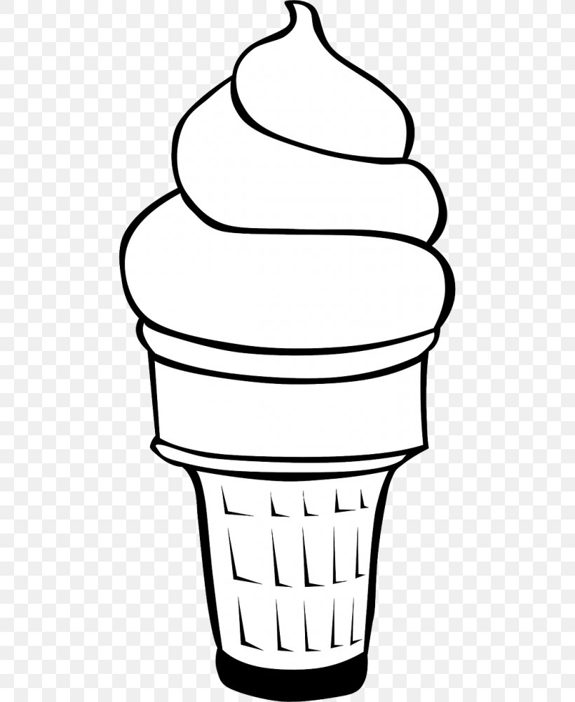 Ice Cream Cones Sundae Colouring Pages Waffle, PNG, 500x1000px, Ice Cream Cones, Artwork, Banana Split, Basket, Black And White Download Free